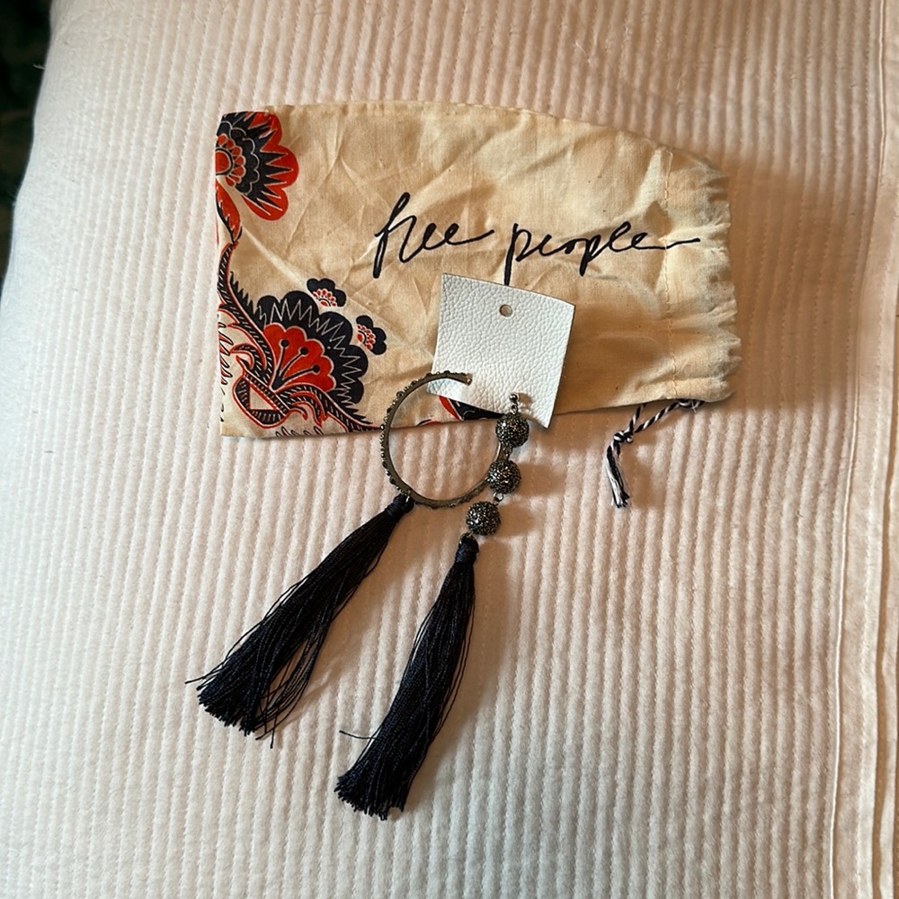 FREE PEOPLE Kellen Mixed Tassel Earrings - NEW!